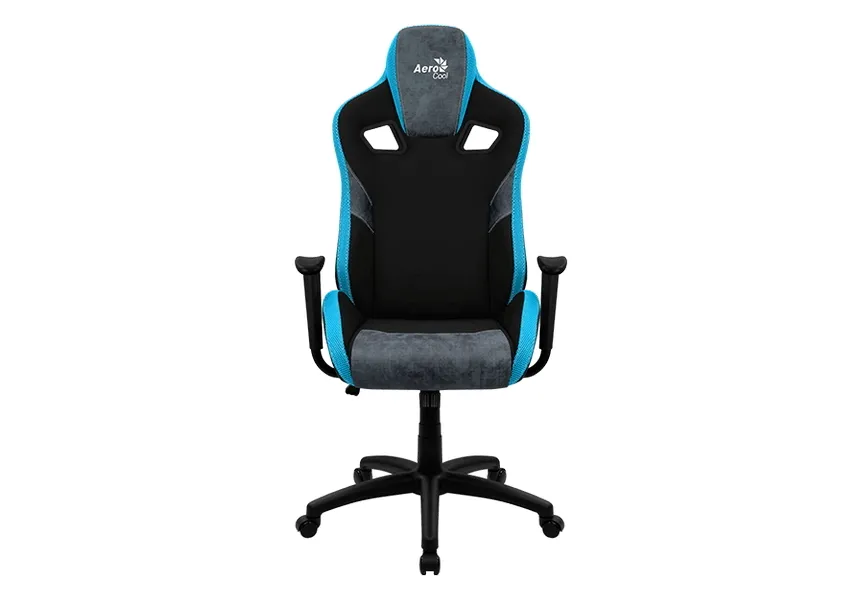Gaming Chair AeroCool COUNT Steel Blue, User max load up to 150kg / height 165-180cm