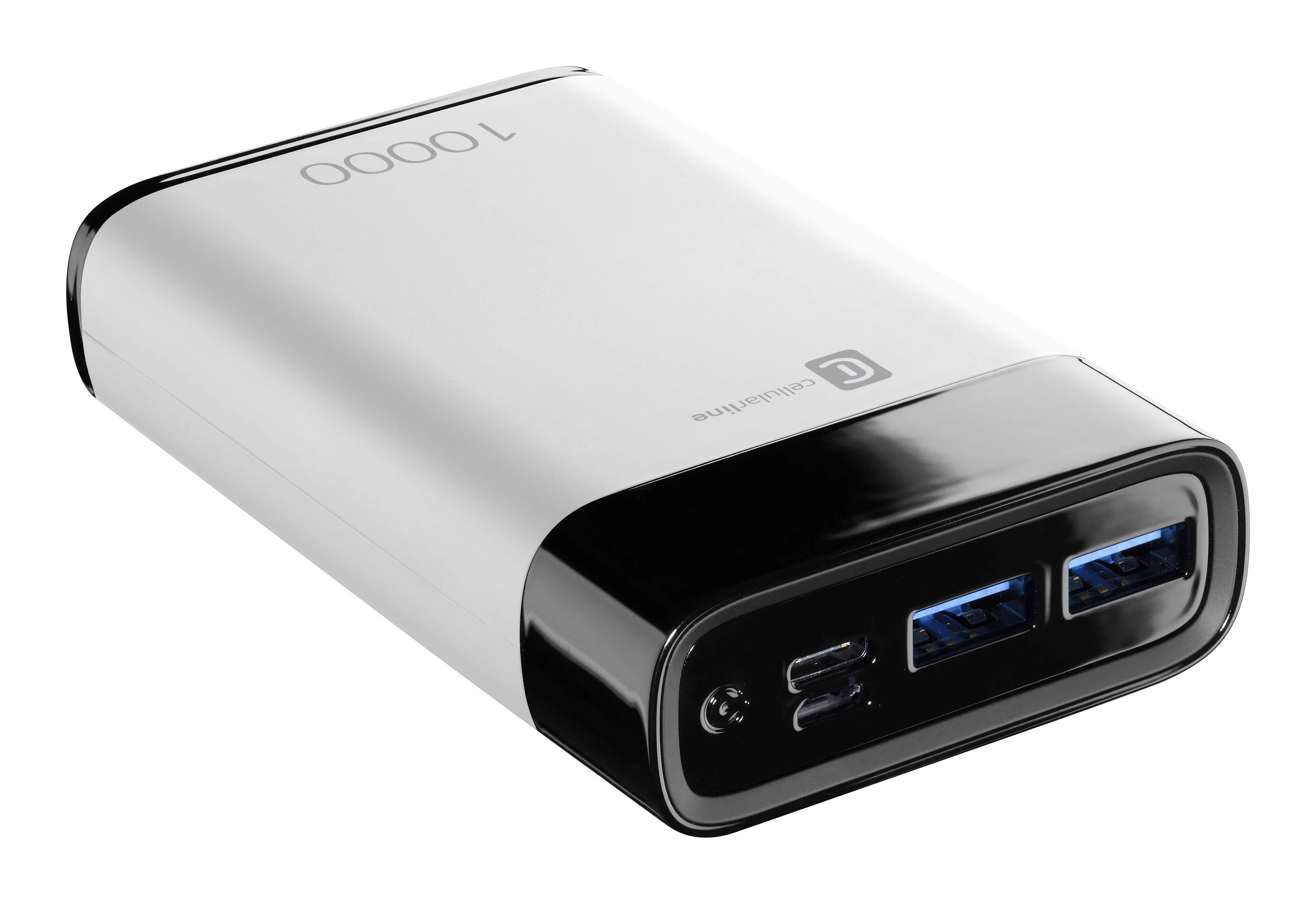 Acumulator extern Cellularline FreePower MANTA 10000, 10000mAh, Alb