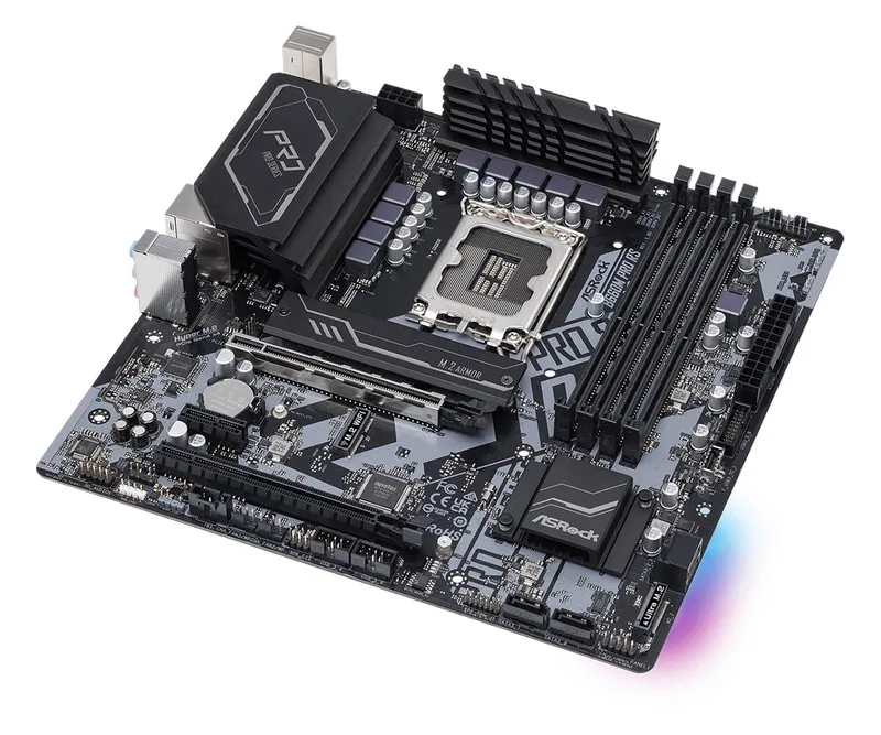 Материнская плата ASRock B660M PRO RS, LGA1700, Intel B660, Micro-ATX