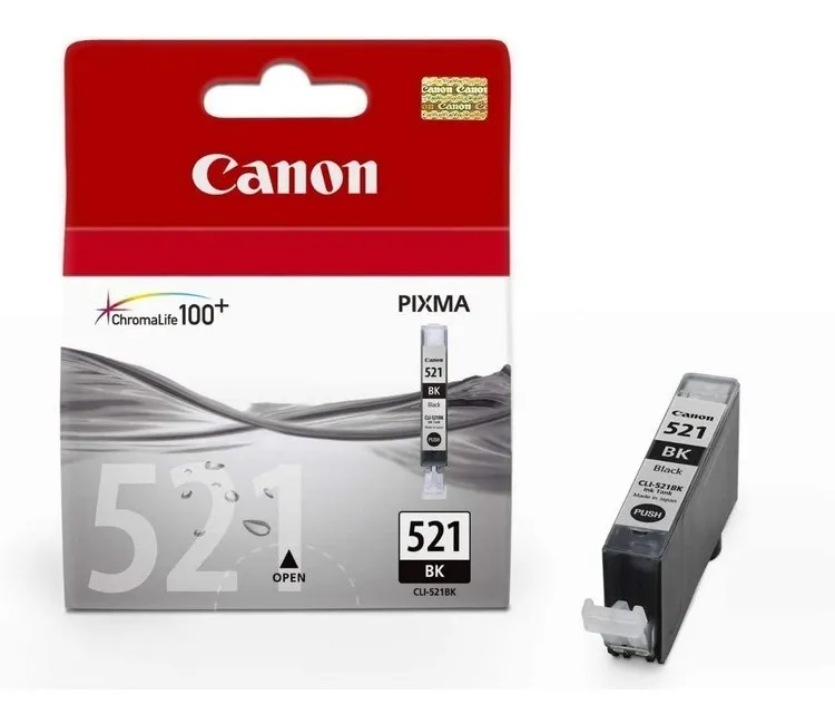 Ink Cartridge for Canon CLI-521, black Compatible