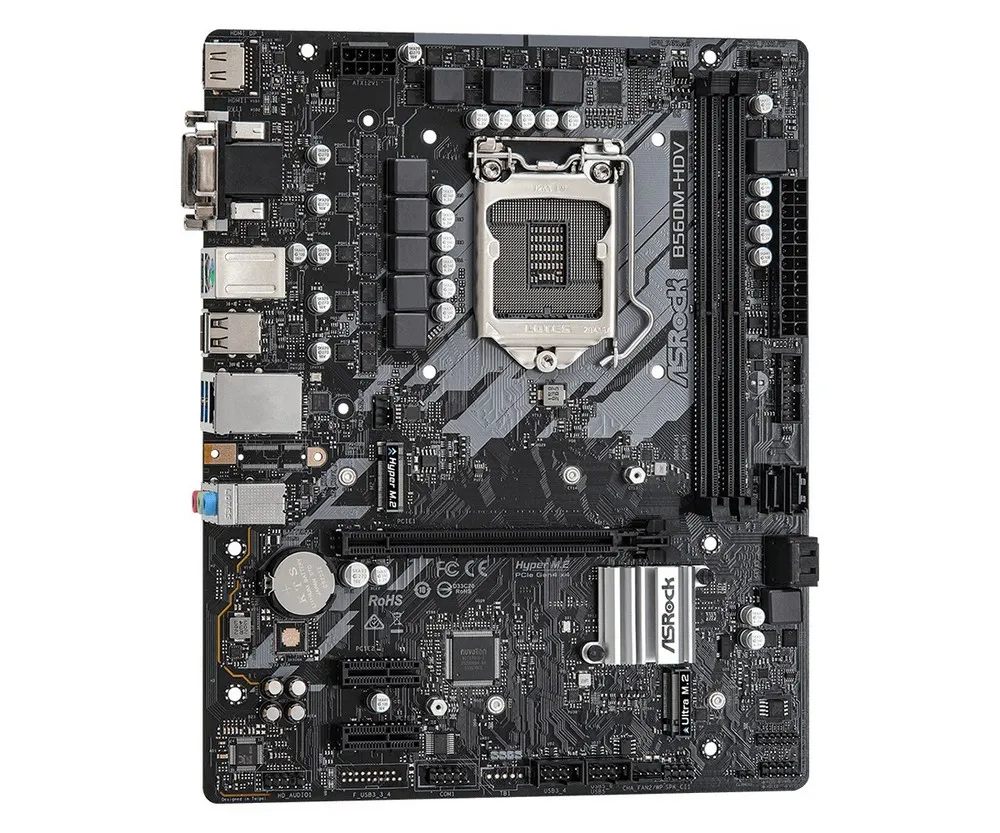 Материнская плата ASRock B560M-HDV, LGA1200, Intel B560, Micro-ATX