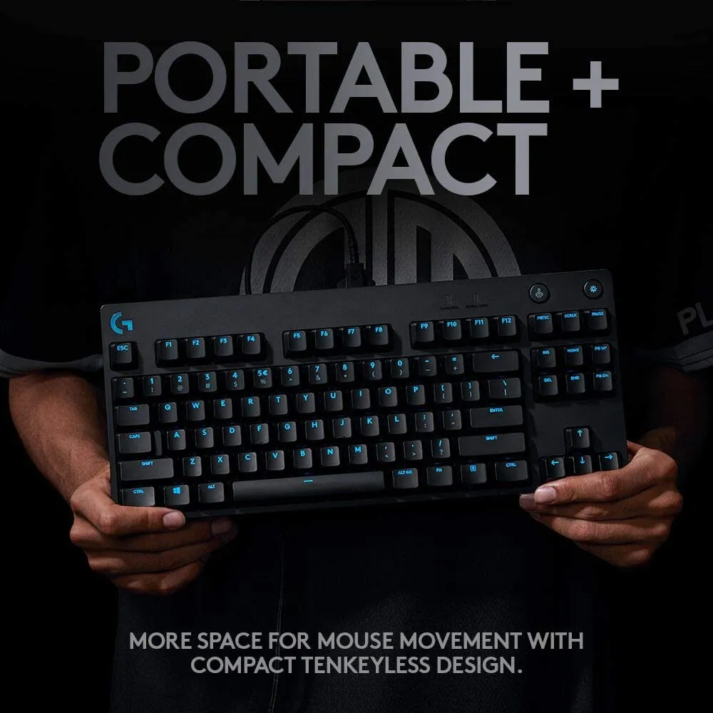 Клавиатура Logitech G Pro, Проводное, Чёрный