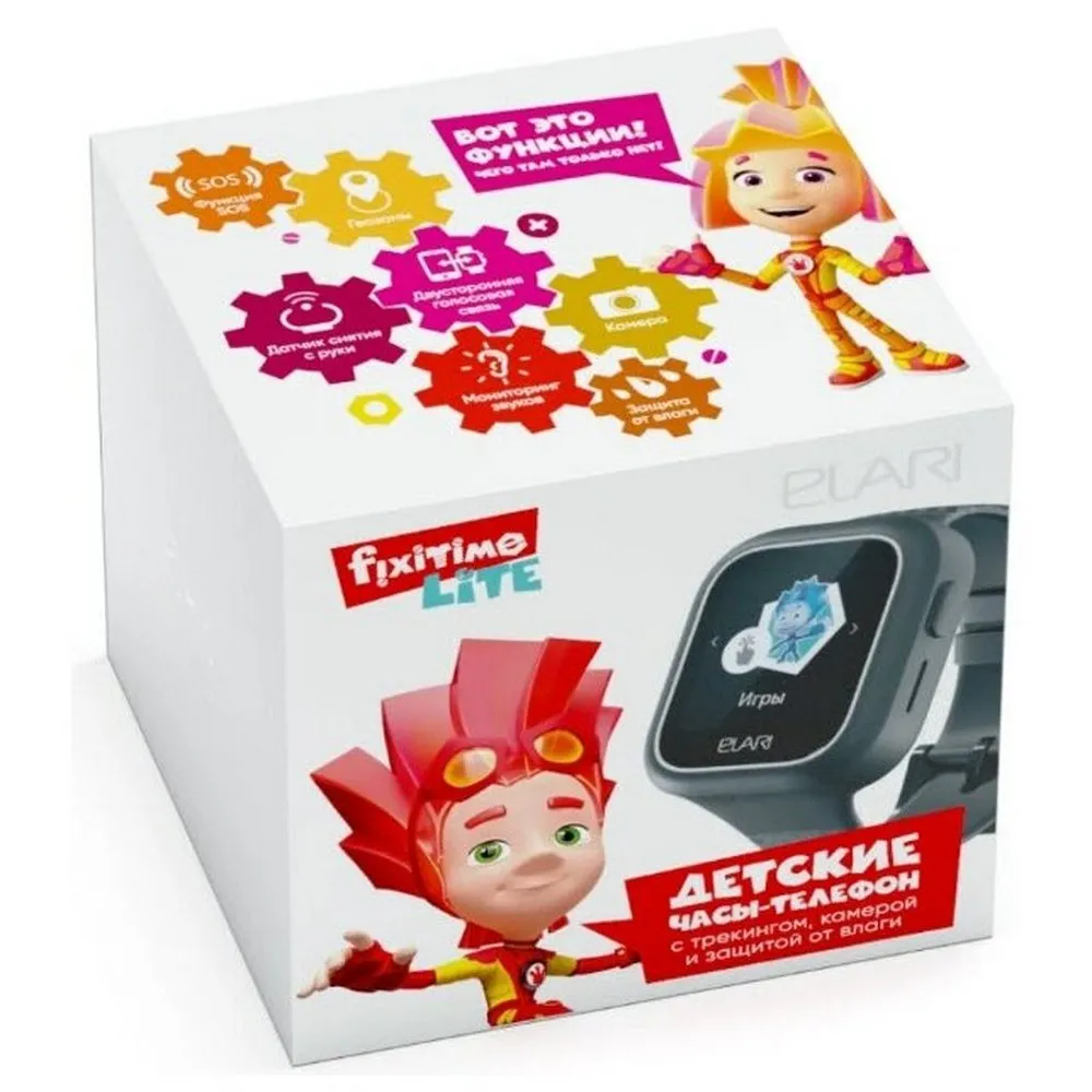 Детские часы Elari FixiTime Lite, Чёрный