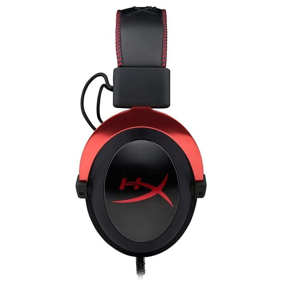 Căști gaming HyperX Cloud II, Cu fir, Negru/Roșu