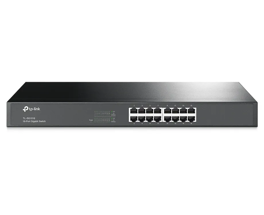 Сетевой коммутатор TP-LINK TL-SG1016, 16x 10/100/1000 Мбит/с