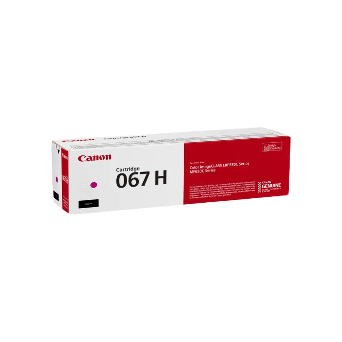 Cartuș pentru imprimantă Canon Laser Cartridge CRG-067H, Magenta, Magenta