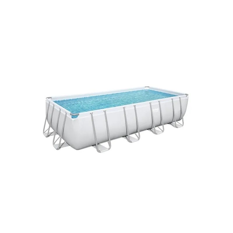 Piscină cu cadru metalic Bestway 56465, 14812L, Gri, 56465