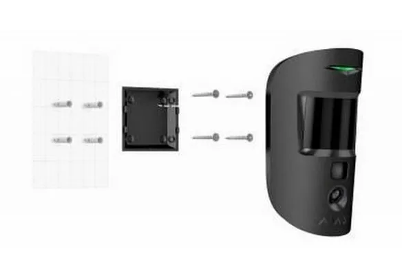 Detector de mișcare Ajax MotionCam, Negru