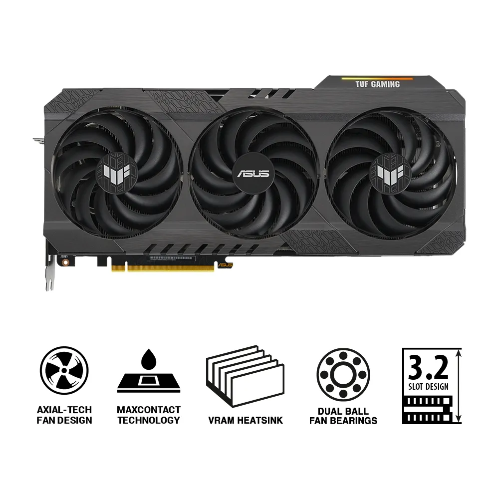 Placă Video ASUS TUF-RTX3090TI-24G-GAMING, 24GB GDDR6X 384bit