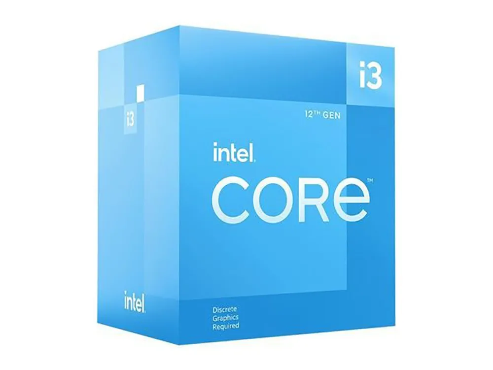 CPU Intel Core i3-12100F 3.3-4.3GHz (4P+0E/8T,12MB, S1700, 10nm, No Integ, Graphics, 58W) Box