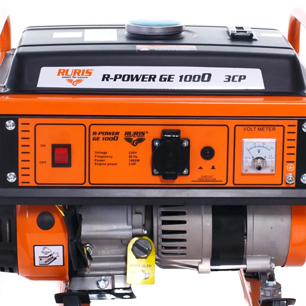 Бензиновый электрогенератор Ruris R-Power GE1000 (industrial)