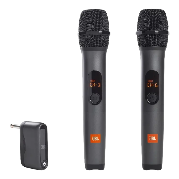 Микрофон для живого исполнения JBL JBLWIRELESSMIC, Беспроводной, Чёрный