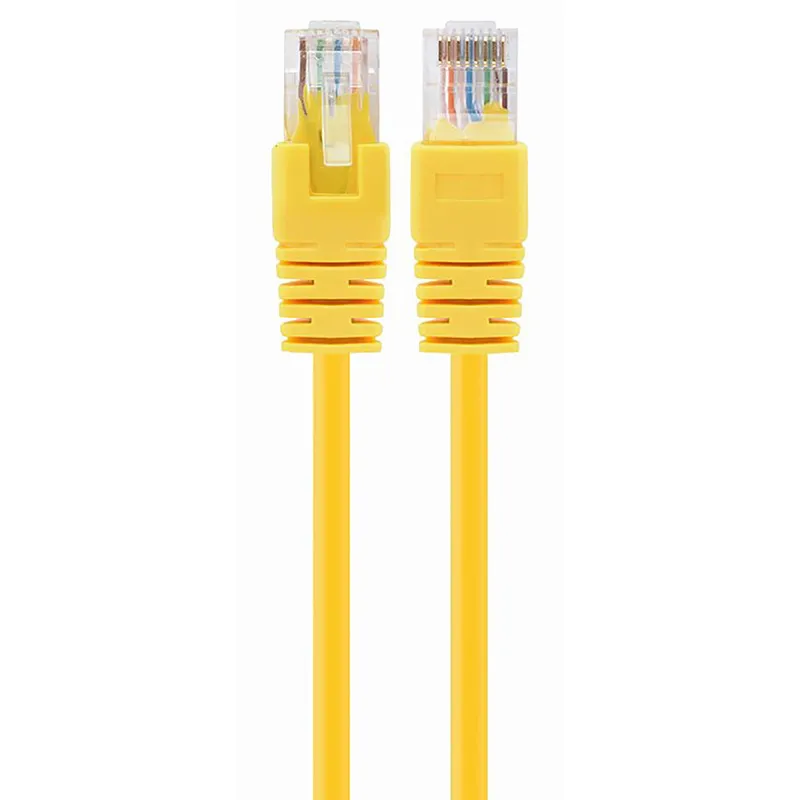 Patch cord Cablexpert PP12-1M/Y, CAT5e UTP, 1m, Galben