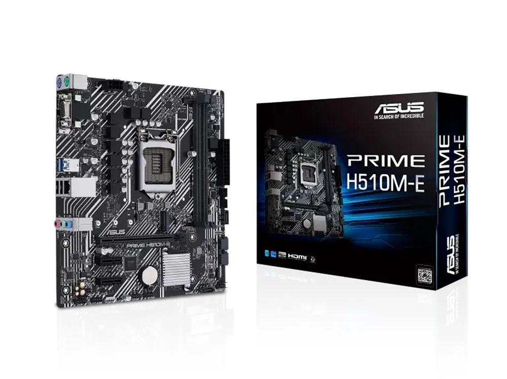 Материнская плата ASUS PRIME H510M-E, LGA1200, Intel H510, Micro-ATX