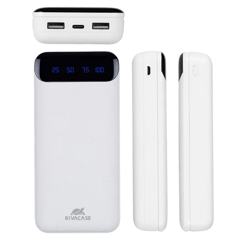 Power Bank Rivacase 20000 mAh, VA2280, White