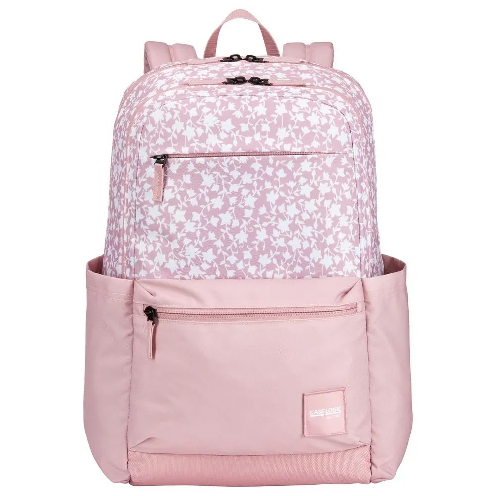 Backpack CaseLogic Uplink, 26L, 3204579, White Floral/Zephyr Pink for Laptop 15,6
