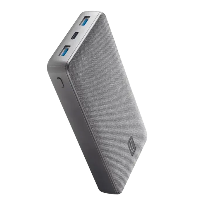 Портативное зарядное устройство Cellularline Shade Laptop, 20000мА·ч, Серый