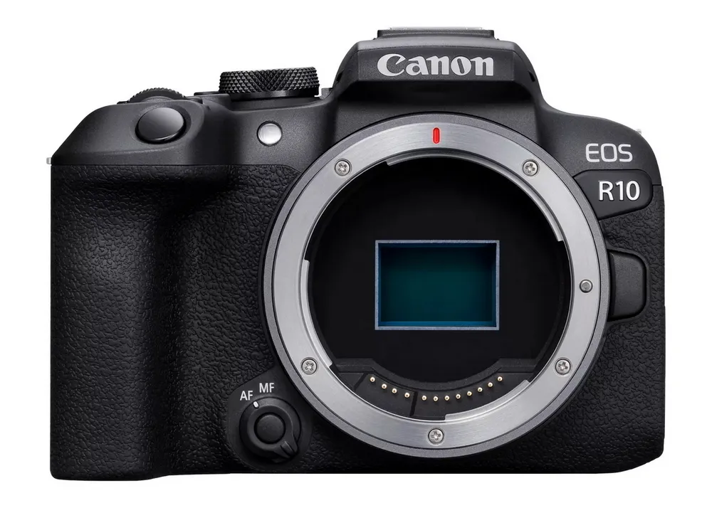 Aparat Foto Mirrorless Canon EOS R10 + RF-S 18-45 IS STM & Adapter, Negru