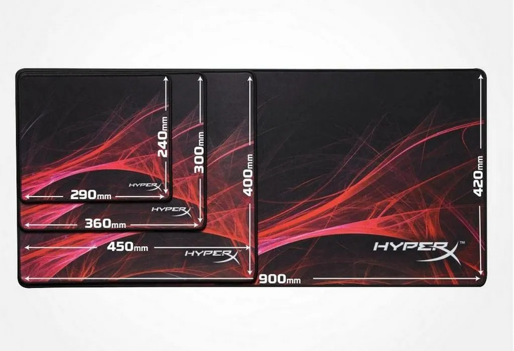Игровой коврик для мыши HyperX FURY S Pro Speed Edition, Large, Черный/Красный