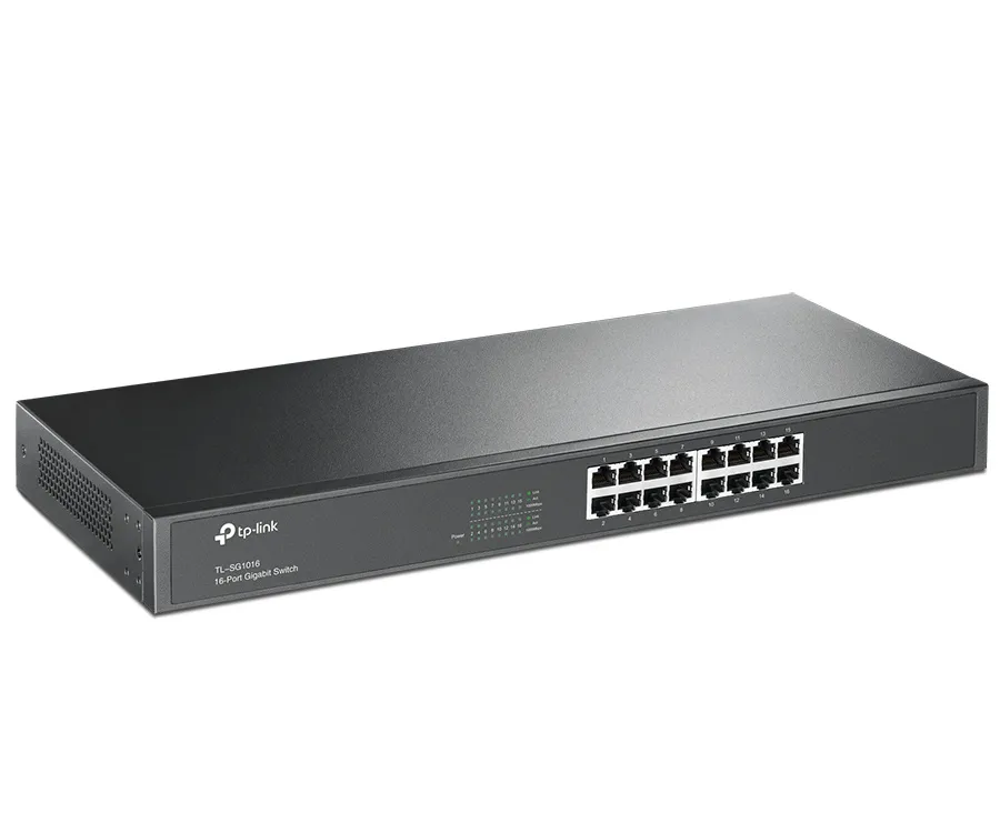 Сетевой коммутатор TP-LINK TL-SG1016, 16x 10/100/1000 Мбит/с