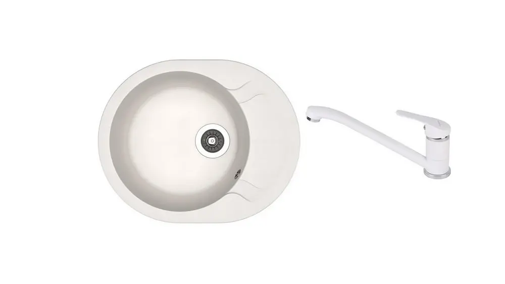 НАБОР мойка Dr Gans Berta 580 + SanDonna F 1066 белый