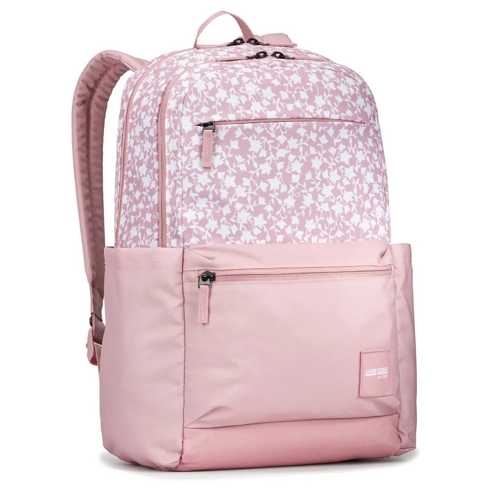 Backpack CaseLogic Uplink, 26L, 3204579, White Floral/Zephyr Pink for Laptop 15,6