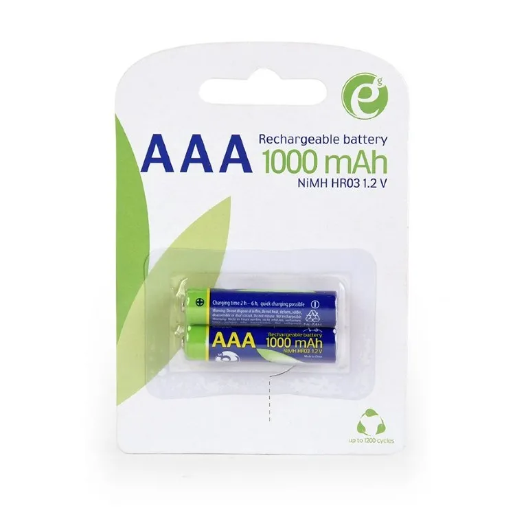 Acumulatori Energenie EG-BA-AAA10-01, AAA, 1000mAh, 2buc.