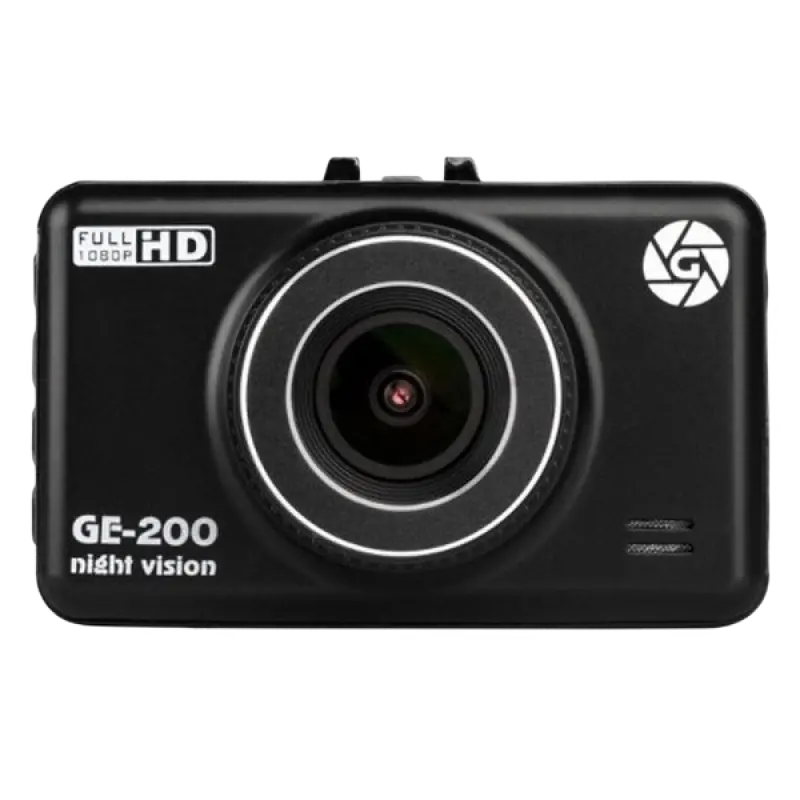 Cameră auto DVR Globex GE-200nv, Full-HD 1080P, Negru