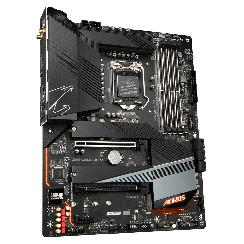 Материнская плата Gigabyte Z590 AORUS ELITE AX, LGA1200, Intel Z590, ATX