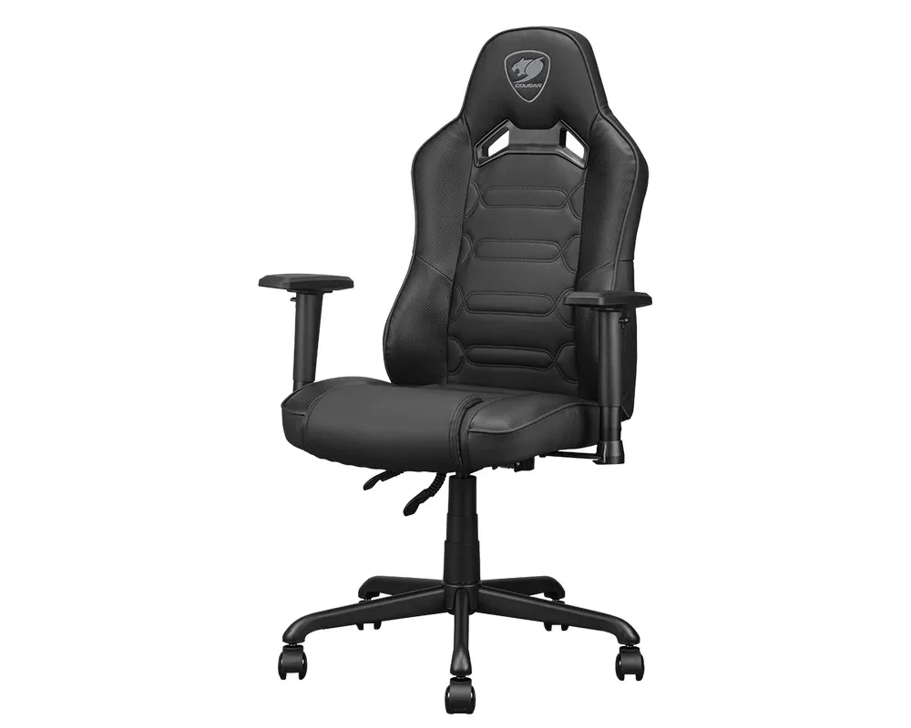 Scaun Gaming Cougar Fusion S, PVC Piele, Negru
