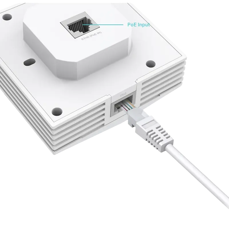 Точка доступа TP-LINK EAP650-Wall, 574 Мбит/с, 2402 Мбит/с, Белый