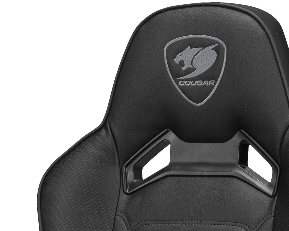 Scaun Gaming Cougar Fusion S, PVC Piele, Negru