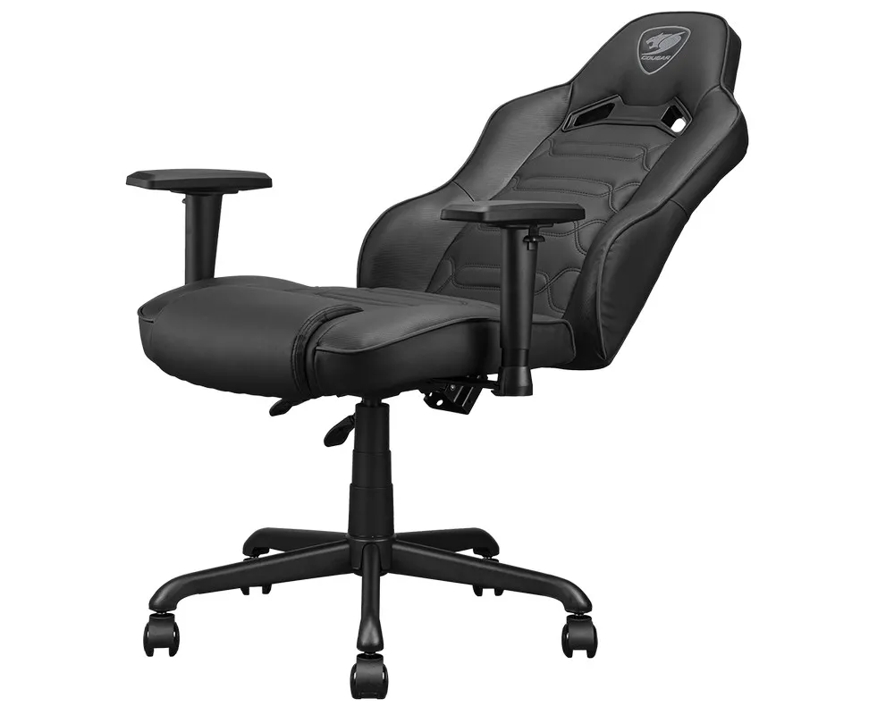 Scaun Gaming Cougar Fusion S, PVC Piele, Negru