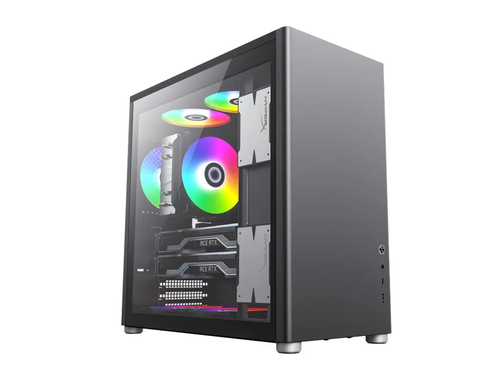 Carcasă PC Gamemax SPARK Pro, Desktop, ATX, Negru