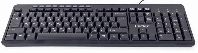 Tastatură Gembird KB-UM-106-RU, Cu fir, Negru