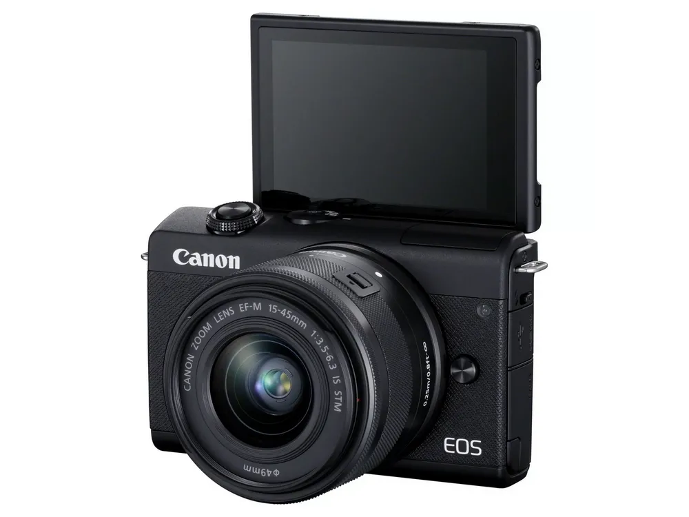 Aparat Foto Mirrorless Canon EOS M200 Streaming Kit, Negru