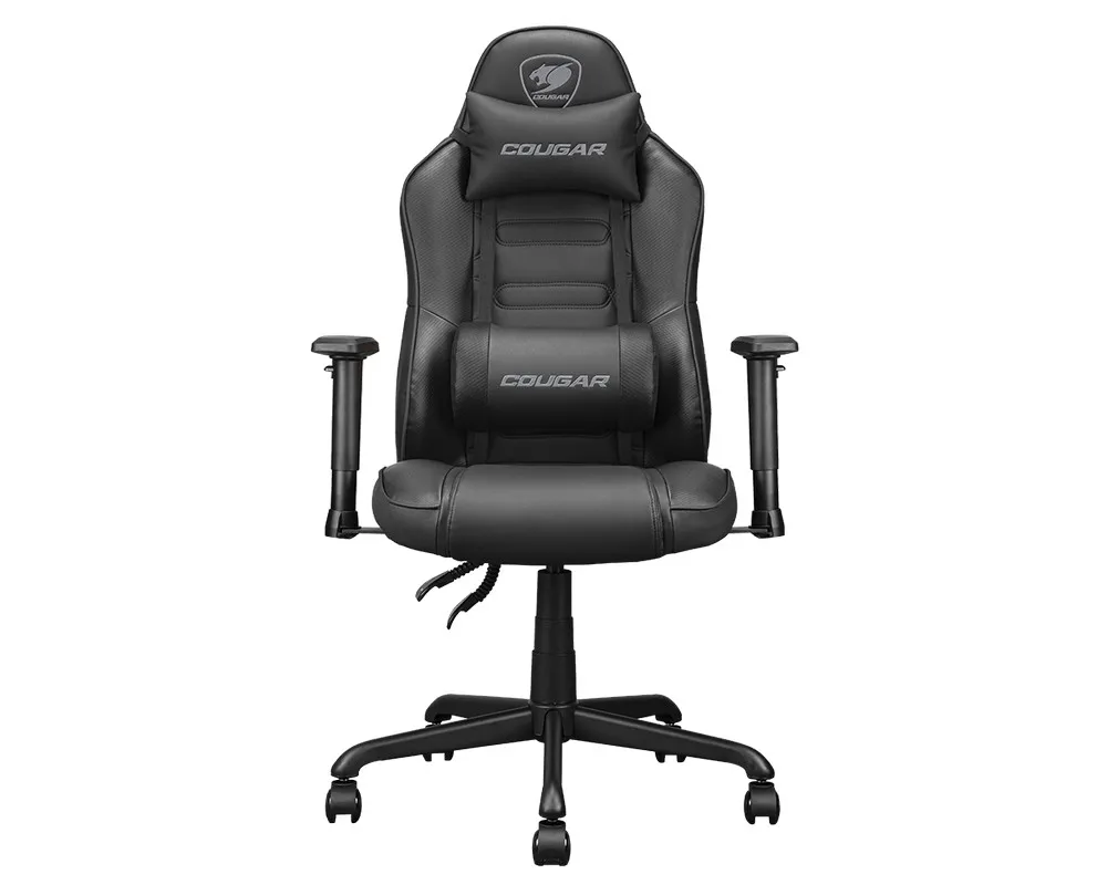 Scaun Gaming Cougar Fusion S, PVC Piele, Negru