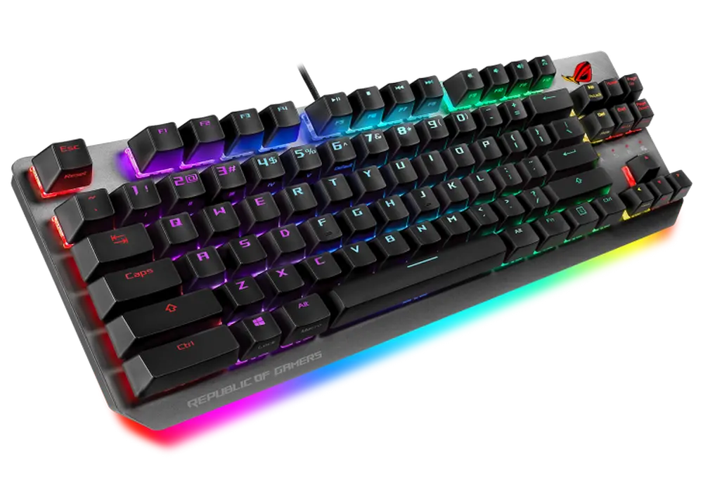 Клавиатура ASUS ROG Strix Scope TKL, Проводное, Чёрный