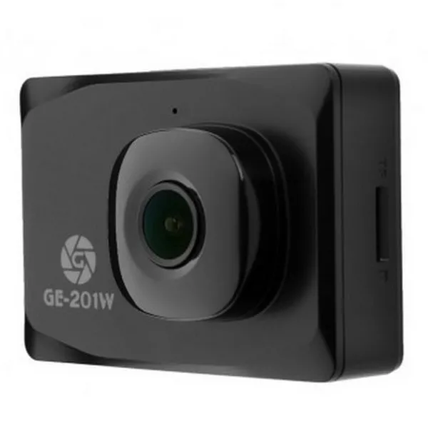 Cameră auto DVR Globex GE-201w, 2304 x 1296, Negru