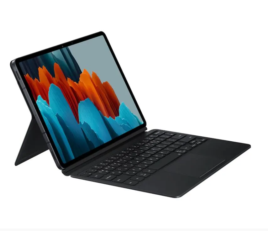 Husă pentru tabletă Samsung Galaxy Tab S7 Book Cover Keyboard, 11", Poliuretan, Negru