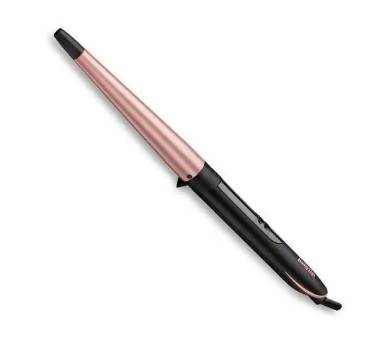Ondulator de păr BaByliss Conical Wand C454E, Negru | Roz