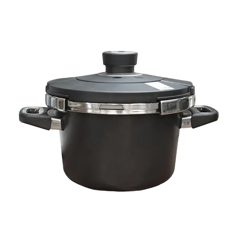 Кастрюля AMT Gastroguss I-922SK-E-SET, 3,5л, 22см, Чёрный