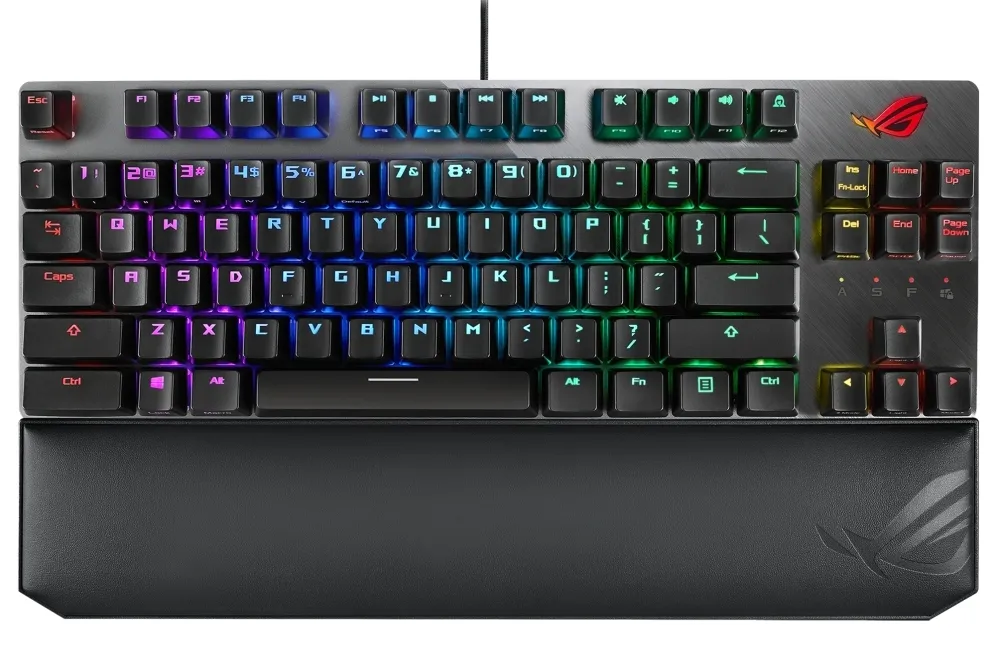 Клавиатура ASUS ROG Strix Scope TKL, Проводное, Чёрный