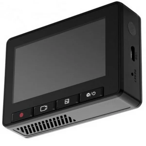 Cameră auto DVR Globex GE-201w, 2304 x 1296, Negru