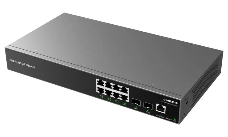 PoE коммутатор Grandstream GWN7801P, IEEE 802.3af/at