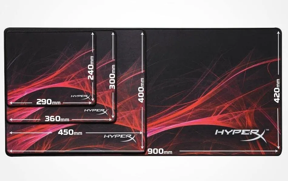 Mouse Pad pentru jocuri HyperX FURY S Pro Speed Edition, Extra Large, Negru/Rosu