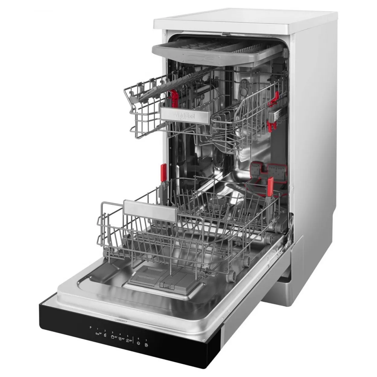 Mașină de spălat vase Whirlpool WSFO 3023 PF, Alb