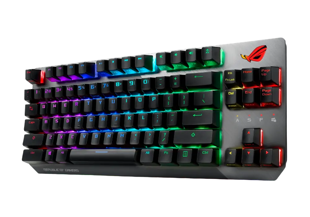 Клавиатура ASUS ROG Strix Scope TKL, Проводное, Чёрный