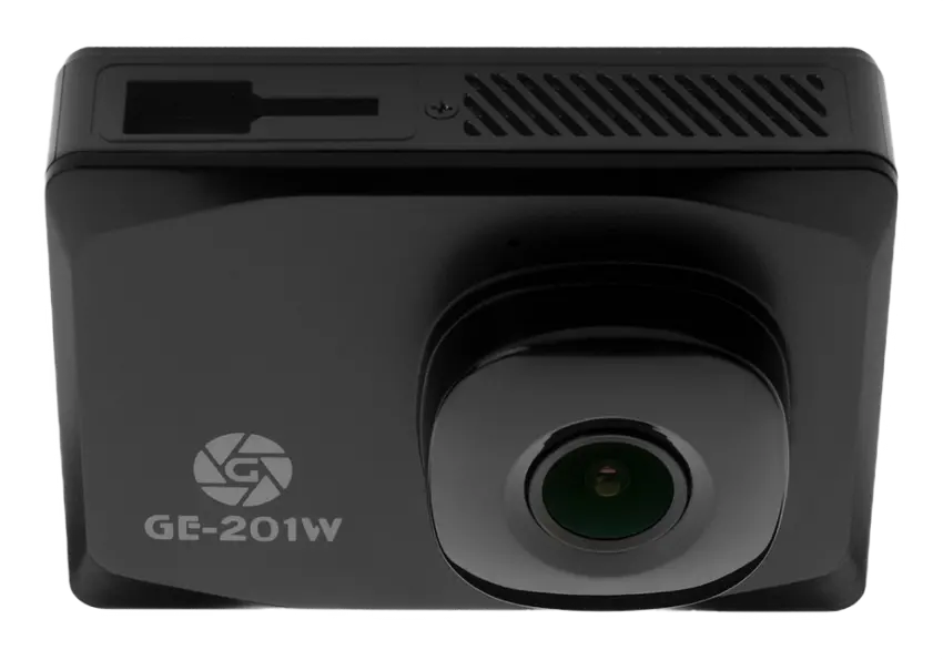 Cameră auto DVR Globex GE-201w, 2304 x 1296, Negru