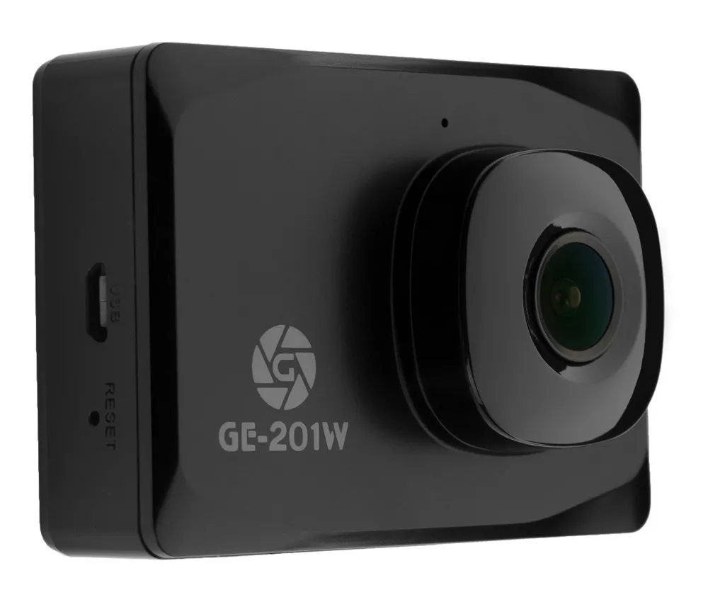 Cameră auto DVR Globex GE-201w, 2304 x 1296, Negru